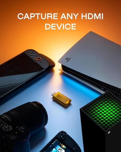 GENKI ShadowCast 3 Pro 4K60 Capture Card HDMI Passthrough USB-C | Zero-latency HDMI passthrough, 1440p120 & 1080p240 support, USB-C, OBS ready, and works with consoles, cameras, and laptops in Saudi Arabia