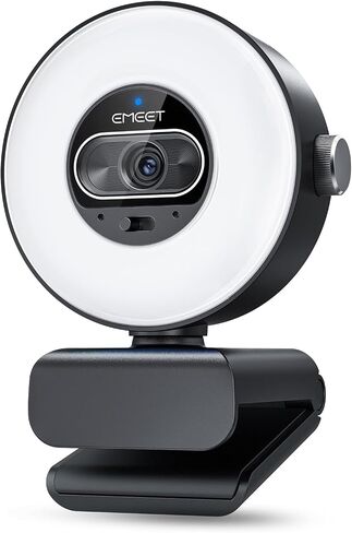 EMEET S600 4K Webcam for Streaming, Sony 1/2.55'' Sensor, PDAF Autofocus in Saudi Arabia