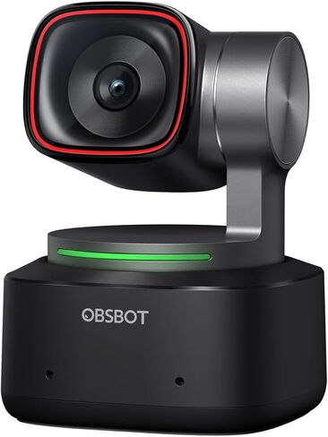 OBSBOT Tiny 2 Webcam 4K Voice Control PTZ, AI Tracking Multi-Mode & Auto Focus, Web Camera with 1/1.5" Sensor, Gesture Control, 60 FPS, HDR Light Correction, Webcam for PC, Streaming, Meeting, etc. | Web Camera with 1/1.5" Sensor, Gesture Control, 60 FPS, in Kuwait
