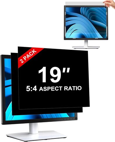ZOEGAA Computer Privacy Screen Protector 24 Inch 16:9 Aspect Ratio. | 2 Install Ways; Anti Bule Light/Glare; Compatible With HP Dell Lenovo Samsung Thinkpad in Saudi Arabia