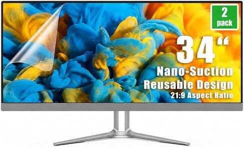 [2-Pack] 23.8 Inch 16:9 Monitor Screen Protector | Anti Glare, Blue Light in Saudi Arabia