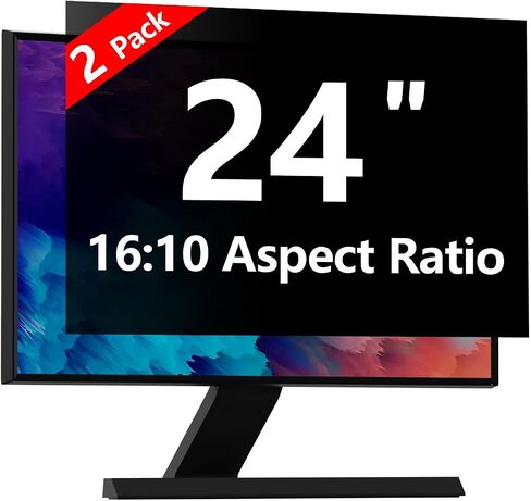 RedANGEL 23-Inch Computer Privacy Screen for 16:9 Monitor | Anti-Spy & Anti-Glare | Confidential Data Protection | Scratch Resistant | Easy Install | Clear Front View | Removable in Saudi Arabia