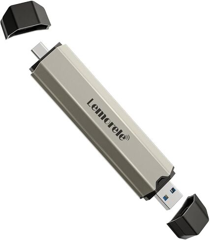 Lemorele Aluminum M.2 NVMe Enclosure,USB 3.2 Gen2 10Gbps Tool-Free ,SSD Enclosure for NVMe PCIe M-Key,Nvme USB Adapter Support UASP Trim for 2280 2260 2242 2230(Sata NOT Supported) in Saudi Arabia