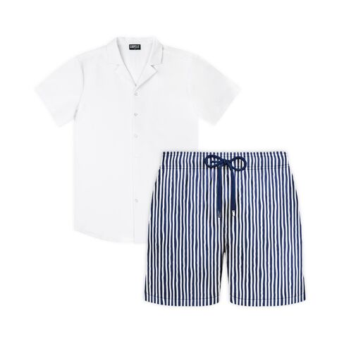 Capelle Miami Indigo Frost - Men's Matching Resort Set in Saudi Arabia