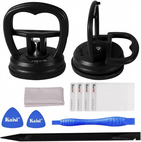 Kaisiking 11 PCS Screen Suction Cup Kit for LCD Screen Opening Repair|Black | Screen Replacement Tools for Cellphone,iPhone，iPad, iMac, MacBook, Tablet, Laptop, Etc. in Saudi Arabia