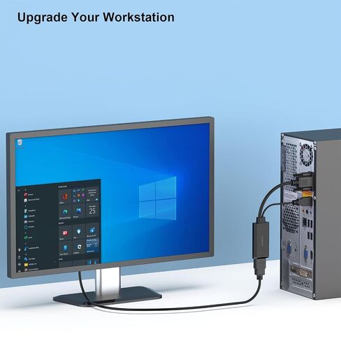 BENFEI VGA to HDMI Adapter, 1080P Converter with Audio from Computer/Laptop VGA Source to HDMI TV/Monitor in Saudi Arabia