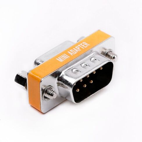 DB9 null modem male to female slimline data transfer serial port adapter 2 Pack in Saudi Arabia