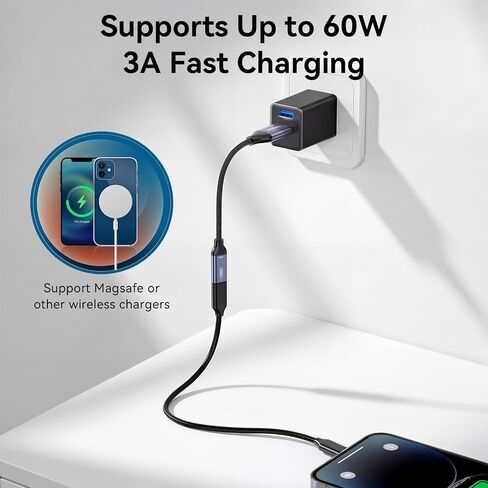 USB C Female to USB Male Adapter, USB to USB C Cable Adapter in Saudi Arabia