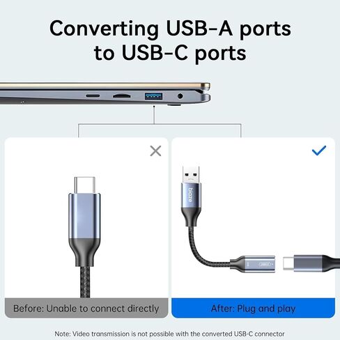 USB C Female to USB Male Adapter, USB to USB C Cable Adapter in Saudi Arabia