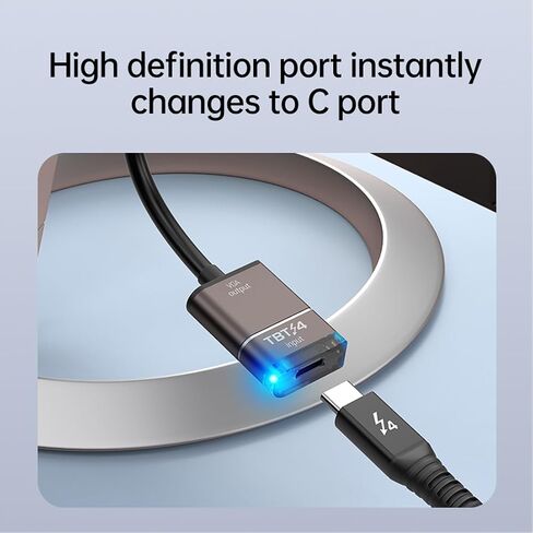 [Thunderbolt 3/4/5]USB Type-C to VGA Adapter Conversion 1080P@60Hz for External Video Card Multi Monitor, Desktop, Laptop, HDTV, Monitor, Projector Compatible with MacOS ,Windows, Linux, iPadOs in Saudi Arabia