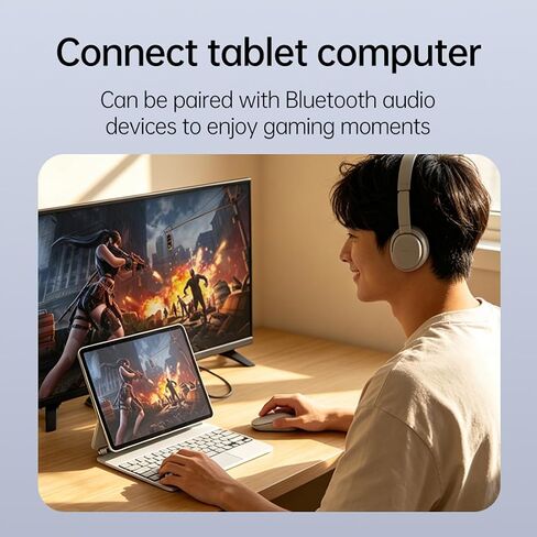 [Thunderbolt 3/4/5]USB Type-C to VGA Adapter Conversion 1080P@60Hz for External Video Card Multi Monitor, Desktop, Laptop, HDTV, Monitor, Projector Compatible with MacOS ,Windows, Linux, iPadOs in Saudi Arabia