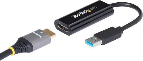 StarTech USB-A 3.0 to HDMI Converter, 1080p60, Windows Driver Required, TAA | USB 5Gbps, Single monitor, 2ch audio, Full HD, Windows X86/X64/ARM only, No macOS ChromeOS or Linux in Kuwait