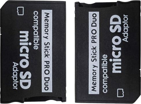 Funturbo PSP Memory Stick Adapter, Micro SD to Memory Stick PRO Duo MagicGate Card for Sony PlayStation Portable, Camera, Handycam in Saudi Arabia