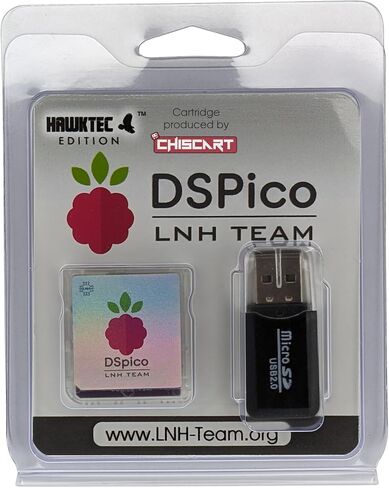 DSPico Flash Cart Adapter Card Compatible w/NDS DS DSi 2DS 3DS (R4 Upgrade) – Built on LNH Team Open-Source Platform, RP2040 Powered, Picolauncher (No Micro SD (Adapter Included)) in Kuwait