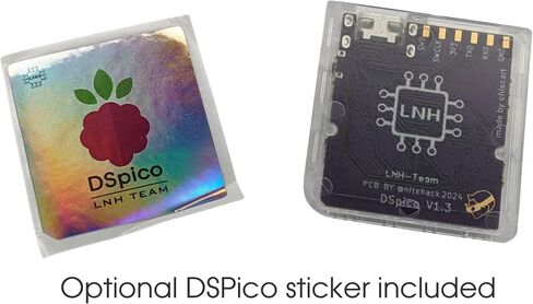 DSPico Flash Cart Adapter Card Compatible w/NDS DS DSi 2DS 3DS (R4 Upgrade) – Built on LNH Team Open-Source Platform, RP2040 Powered, Picolauncher (No Micro SD (Adapter Included)) in Kuwait