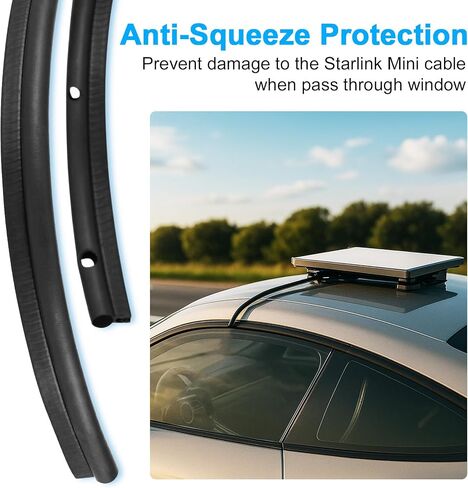 Car Window Pass Through for Starlink Cord Protective Starlink Cord & Cable in Saudi Arabia
