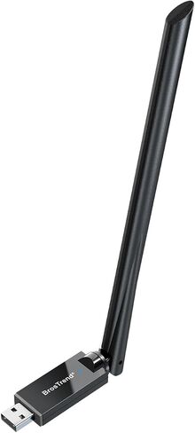 BrosTrend 2-in-1 USB WiFi Bluetooth Adapter for PC, WiFi-6 AX900 + BT 5.4 | Long Range WiFi and Bluetooth Adapter, Dual Band 5GHz 600Mbps + 2.4GHz 286Mbps, 6dBi High Gain Antenna, Support Windows 11/10 in Saudi Arabia