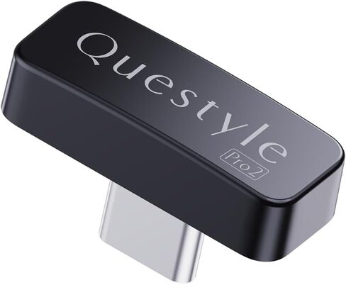 Questyle QCC Dongle Pro2 [MFi Certified] USB-C Bluetooth 6.1 Audio Adapter | Bluetooth Transmitter with LE Audio, LDAC,LHDC,aptX Lossless&aptX-Adaptive,Auracast, Wireless Dongle for PS5/Headphones/PC in Saudi Arabia