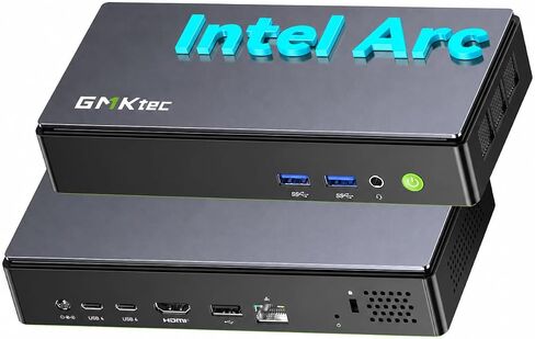 GMKtec G3S Mini PC Intel N95 Processor (Up to 3.4GHz) 8GB RAM 256GB M.2 SSD | Mini Desktop Computer with VESA Mount for Office Home Business HTPC Proxmox, Dual 4K Display, WiFi 5, Gigabit Ethernet in Saudi Arabia