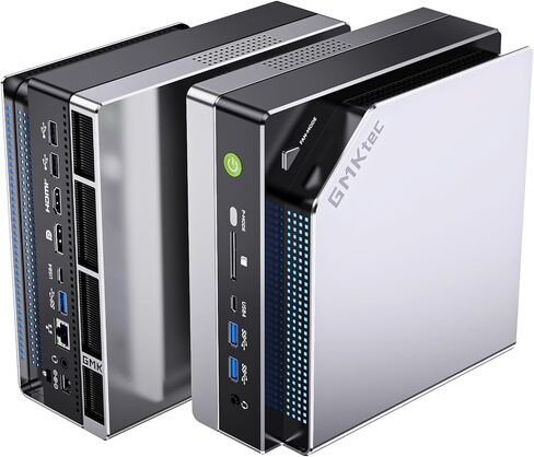 GMKtec EVO-X2 AI Mini PC Ryzen Al Max+ 395 Superchip 128GB LPDDR5X 2TB SSD | AI Supercomputer, AMD RADEON 8090S iGPU Gaming PC, 4K/8K HDMI 2.1, DP1.4, Dual USB4 Ports, SD Card Reader 4.0, WIFI7, BT5.4 in Saudi Arabia