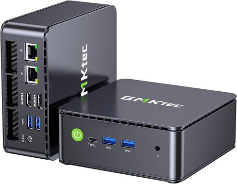 أجهزة الكمبيوتر الصغيرة GMKtec G3S بمعالج Intel N95 (Turbo 3.4 جيجا هرتز) | كمبيوتر مكتبي 8 جيجابايت DDR4 256 جيجابايت SSD، شاشة 4K HDMI مزدوجة/3x USB3.2/WiFi 5 BT5.0/RJ45 Ethernet in Saudi Arabia