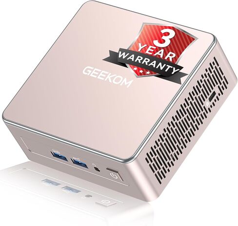 GEEKOM A5 Mini PC, Ryzen 7 7730U, 16GB Dual-Slot Upgradeable RAM, 512GB SSD in Saudi Arabia