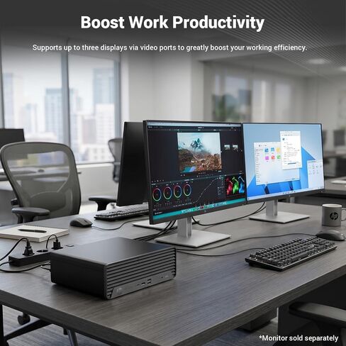 HP ProDesk 400 G9 SFF Business Desktop, 14th Gen Intel Core i5-14500, 32GB DDR5, 1TB SSD,Wi-Fi, HDMI,DP, RJ-45, Support 2-Monitor 4K, Wired Keyboard & Mouse, Windows 11 Pro, 64GB Flash Drive Bundle in Saudi Arabia