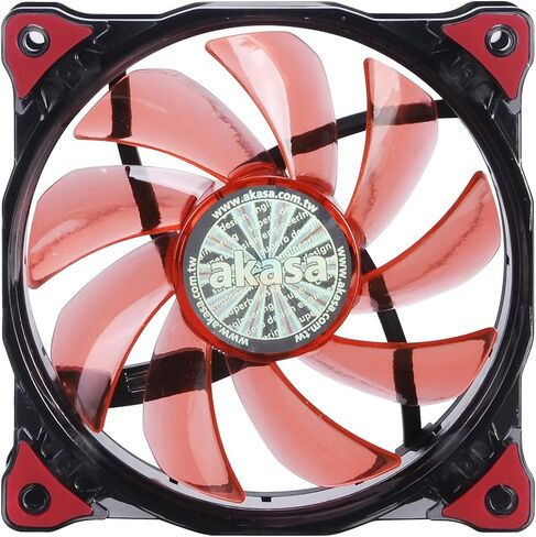 Akasa Vegas 120mm Red LED Cooling Fan AK-FN091-RD in Saudi Arabia