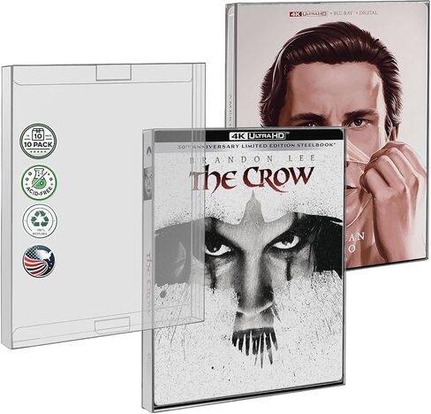 20 Pack SteelBook Protector Sleeves - Clear Plastic Cases - 2 Tabs in Saudi Arabia