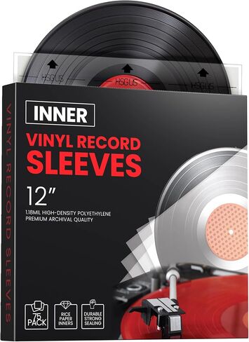 120 Pack Vinyl Outer Sleeves – 12.75-inch Record Sleeves – 3mil Thick Vinyl Record Storage Outer Sleeves for Vinyl Records Sleeves in Saudi Arabia