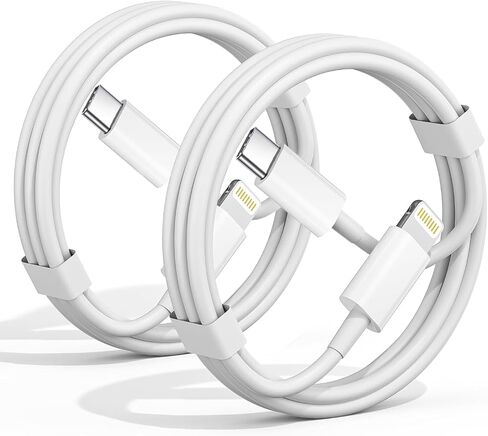 USB C to Lightning Cable 3FT [Apple MFi Certified] 2Pack | iPhone Fast Charger Type C to Lightning Cable for iPhone 14 13 12 11 Pro Max Xr Xs 8 7 6 Plus SE in Saudi Arabia