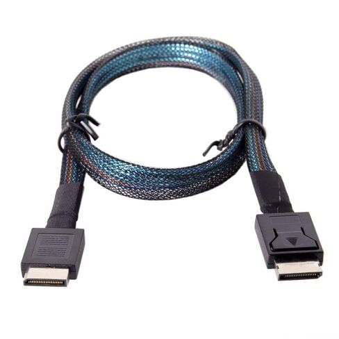 chenyang SFF-8611 Cable OCuLink PCIe PCI-Express 4.0 SFF-8611 4i Male to SFF-8611 Male Data Extension Cable 50cm for eGPU GPD Win Max2 External Graphics Card & SSD in Saudi Arabia