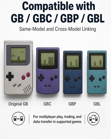 كابل ربط لـ GBC GBL GBP GB، كابل متعدد اللاعبين بطول 4 أقدام / 1.2 متر، قلب نحاسي نقي، سترة PVC، مبيت قابس ABS in Kuwait