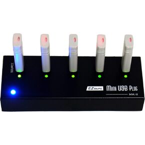 [New Update Version] EZ Dupe 1 to 4 Mini USB Plus MK II Duplicator - Standalone Portable USB Flash Media Thumb Drive Compact Copier (DM-FU0-5V04B-V2) | [New Update Version] Standalone Portable USB Flash Media Thumb Drive Compact AutoStart Copier at speed  in Saudi Arabia