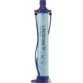 LifeStraw Personal Water Filter for Hiking, Travel and Emergency, Blue, 1PK | Water Filter for Hiking, Camping, Travel, and Emergency Preparedness, Removes Bacteria & Parasites in Kuwait