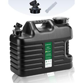 UPWOIGH 5 Gallon Camping Water Jug with Spigot, Military Green, 1 Pack | BPA-Free HDPE, Dual Cap Openings, Built-In Handles, Leak-Resistant Design, Portable Storage for Travel and Emergencies in Saudi Arabia