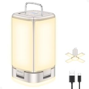 Blukar 116 LED Camping Lantern Rechargeable, Super Bright Camping Lights | 7 Modes, Innovative Foldable & Expandable Design,Long-Lasting Portable Tent Lamp Essentials for Power Out,Emergency,Hurricane in Saudi Arabia
