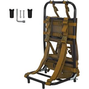 Foldable Aluminum Hunting Pack Frame, Lightweight External Frame Hiking Backpacks, Alice Pack, Hunting Backpack Frame for Travel, Outdoor, Black in Saudi Arabia