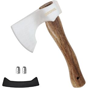 10 inch Outdoor Hatchet Axe Mini Camping Axe with Sheath-Blue | Fiberglass Shock Reduction Handle with Anti-Slip Grip for kindling, small branches and Backyard in Saudi Arabia