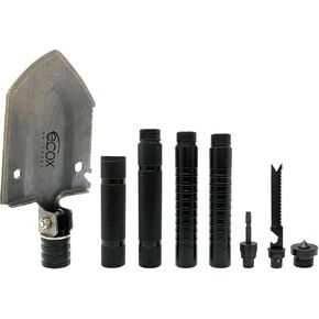 Folding Shovel Survival Multitool for Camping Outdoors Shovel 4 Body Screwdriver Knife Saw Whistle Starter Can Opener Glass Shatterer All in one Tool in Saudi Arabia