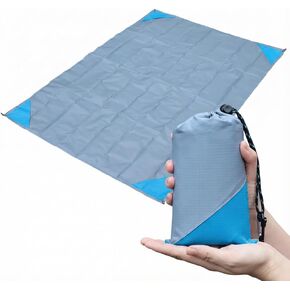 Orga'Neat Pocket Picnic Blanket, Compact Lightweight Tarp for Camping | Foldable, Easy to Carry, Water Resistant Sandproof Washable Quick Dry Mat for Beach, Festival, Travel, Outdoor Recreation in Saudi Arabia