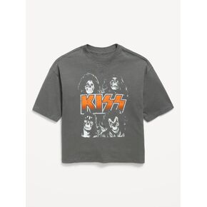 Old Navy Kiss™ Gender-Neutral Oversized Graphic T-Shirt for Kids - Kiss in Kuwait