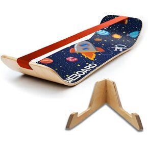 GIBBON SlackBoard, Balance Board Kids & Adults, Slackline Balance Trainer | 1 & 2 Line Options, Slack Board, Core Workout Equipment, Home Gym Training, Standing Desk Exercise, Yoga, Agility, Pilates in Saudi Arabia