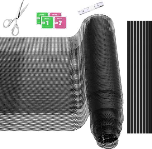 [2Pack] 1200x300mm DIY PC Case Dust Mesh Filter for Computer Case,Vent Dust Filter Cover PVC Case DustProof Filter Cover,PC Mesh Grill with Magnetic Stripe Computer Cooler Fan Dust Filter for PC Case in Saudi Arabia
