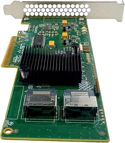 LSI 9211-8I SAS2008 6Gbps SAS HBA FW:P20 LSI 9211-8i IT Mode ZFS FreeNAS unRAID Controller Card 2* SFF-8087 SATA in Kuwait