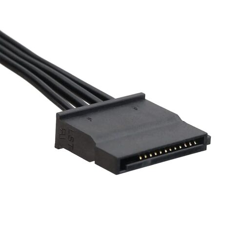 SATA Power Splitter Cable, 15 Pin to 4 SATA Power Splitter - 45cm/18in for HDD/SSD/Optical Drives in Saudi Arabia