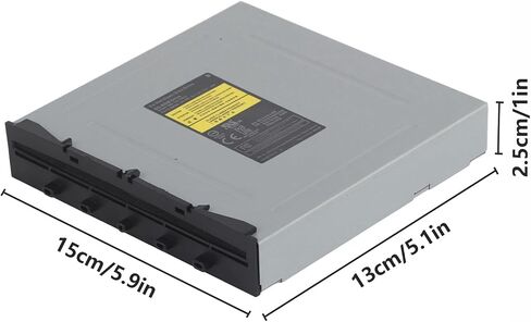 One X Replacement Disk Drive, Aluminum Alloy Blu-Ray Disk Drive Replacement, Portable Blu-Ray Disc Drive Repair Parts Compatible with One X DG 6M5S Game Console in Saudi Arabia
