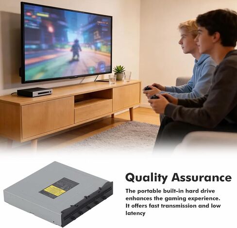 One X Replacement Disk Drive, Aluminum Alloy Blu-Ray Disk Drive Replacement, Portable Blu-Ray Disc Drive Repair Parts Compatible with One X DG 6M5S Game Console in Saudi Arabia