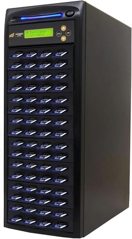 ناسخة SD MicroSD من 1 إلى 15 وممحاة DOD - بسرعة 2 جيجابايت/الدقيقة AD15-SDC | جهاز استنساخ بطاقة الذاكرة لمحرك الأقراص المحمول الرقمي الآمن المستقل وMicroSD TF SDHC SDXC - نسخ ومسح بسرعة تصل إلى 35 ميجابايت/ثانية in Kuwait