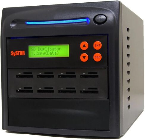 1:7 SD/microSD Card Duplicator - 2GB/Min - SYS-SD-7 | Standalone SD/microSD flash memory copier, eraser and sanitizer for multiple memory cards, with copy speeds up to 33MB/sec. in Kuwait